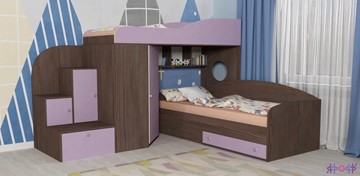Детская кровать-шкаф Кадет-2, корпус Бодего, фасад Ирис в Перми
