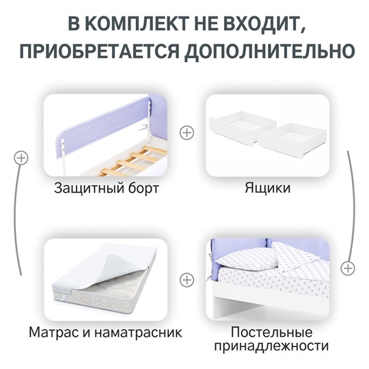 Кровать Denvas, нежная сирень в Перми - изображение 19