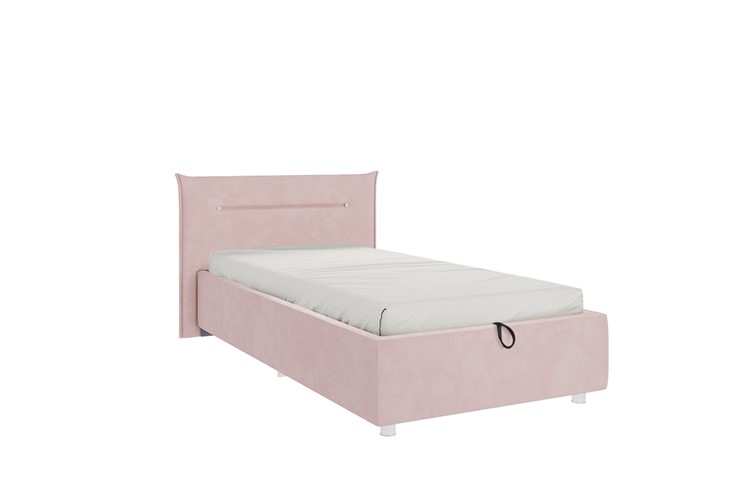 Кроватка 0.9 Альба, нежно-розовый (велюр) в Кунгуре - изображение 3