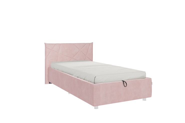 Кровать в детскую 0.9 Бест, нежно-розовый (велюр) в Перми - изображение 3