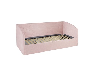 Кроватка 0.9 Бест (Софа), нежно-розовый (велюр) в Перми - предосмотр 1