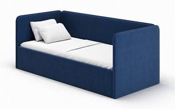 Детская кровать Leonardo синий 160х70 с боковиной в Перми - предосмотр