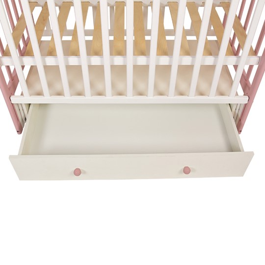 Детская кровать Polini kids Simple 328, белый-розовый в Перми - изображение 7