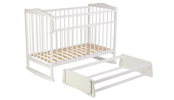 Кровать детская с маятником Фея 204 Белый в Перми - изображение 1