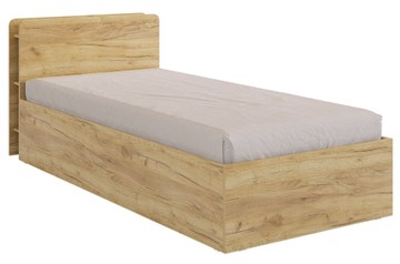 1-спальная детская кровать Юниор 90х200 (дуб крафт золотой) в Перми