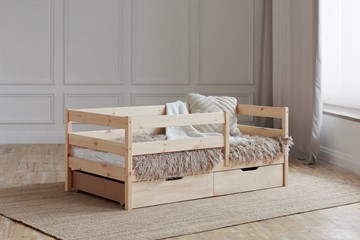 Детская кровать Софа с ящиками, без покраски в Перми