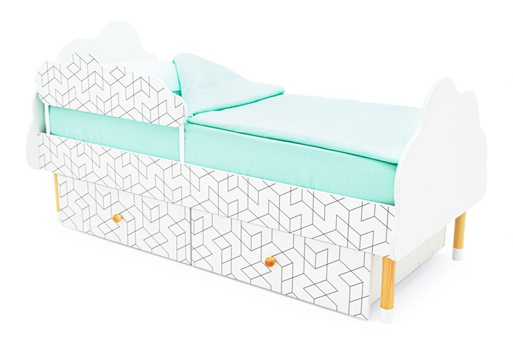 Детская кровать Stumpa Облако "Кубики" в Перми - изображение 3