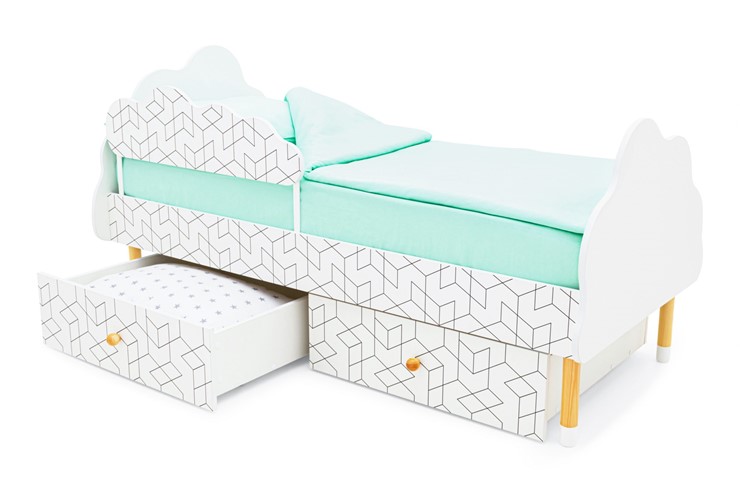 Детская кровать Stumpa Облако "Кубики" в Перми - изображение 4