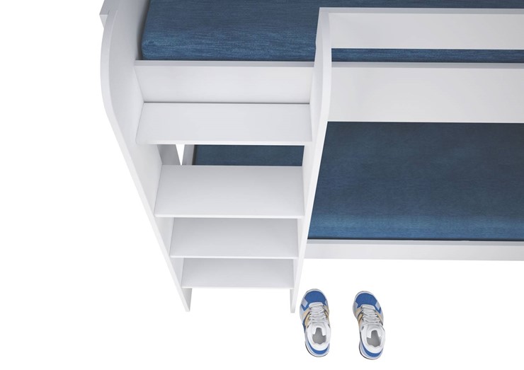 Кровать в детскую POLINI Kids Simple 5000 Белый в Березниках - изображение 5