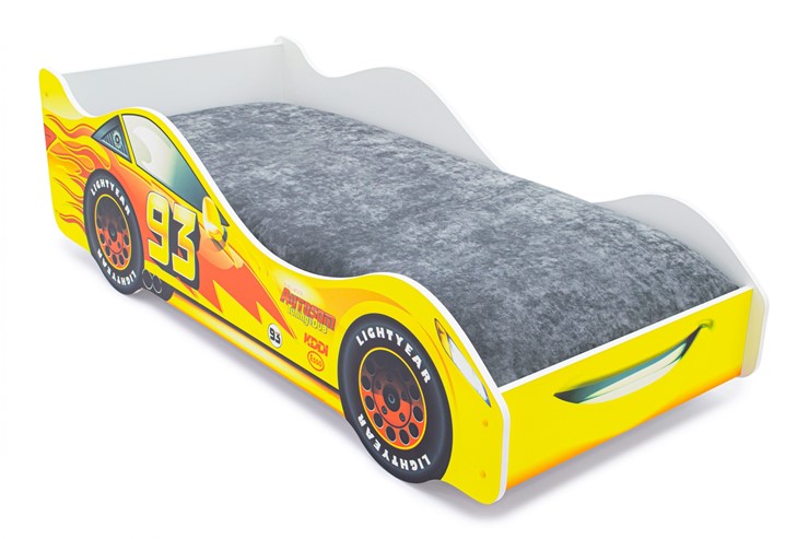 Кровать-машина в детскую Тачка желтая с подъемным механизмом в Перми - изображение 7