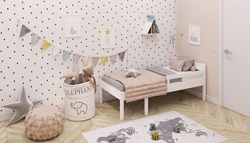 Кровать в детскую POLINI Kids Simple 935 Белый в Перми - предосмотр 6