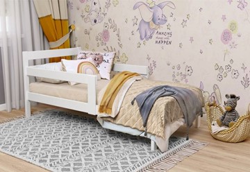 Детская кровать-софа Нордик 800х1600, массив белый в Перми - предосмотр 2
