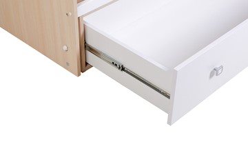 Детская кроватка Фея 750 Дуб пастельный-белый в Березниках - предосмотр 8