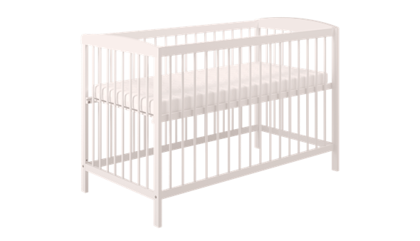 Кроватка для новорожденных POLINI Kids Simple 101 Белый в Перми - изображение