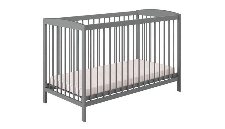 Детская кроватка POLINI Kids Simple 101 Серый в Перми - изображение 1