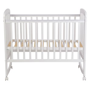 Кроватка для новорожденных POLINI Kids Simple 304 Белый в Перми - предосмотр 1