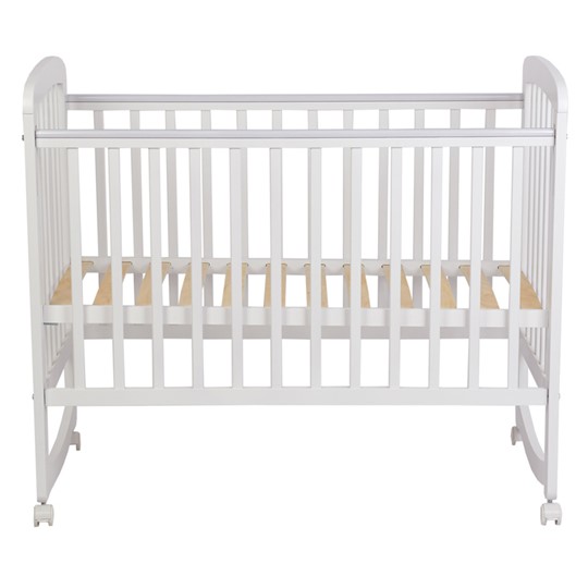 Кроватка для новорожденных POLINI Kids Simple 304 Белый в Перми - изображение 1