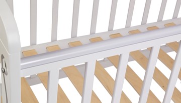 Кроватка для новорожденных POLINI Kids Simple 304 Белый в Перми - предосмотр 3