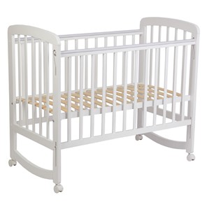 Кроватка для новорожденных POLINI Kids Simple 304 Белый в Чайковском