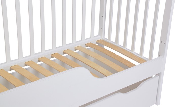 Кровать в детскую POLINI Kids Simple 310-02 Белый в Березниках - изображение 2