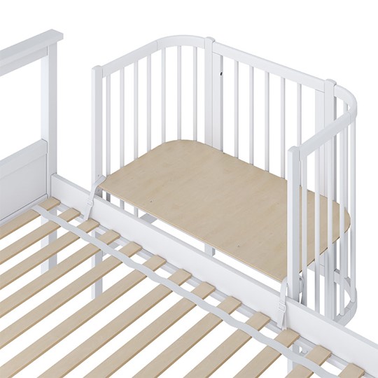 Детская кровать POLINI Kids Simple 105 Белый в Чайковском - изображение 2