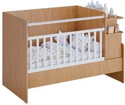 Кроватка-трансформер детская Polini kids Ameli 1150, белый-натуральный, серия Ameli в Березниках - изображение 7