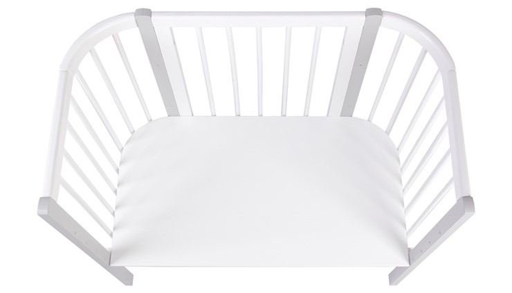 Детская кровать POLINI Kids Simple 120 Белый / Серый в Березниках - изображение 3
