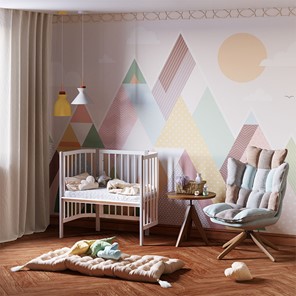 Детская кровать POLINI Kids Simple 120 Белый / Серый в Березниках - предосмотр 7