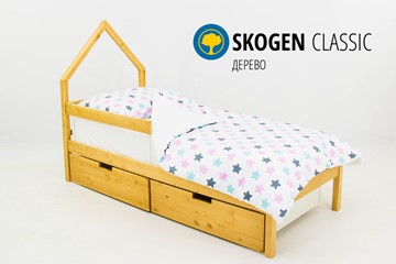 Детская кровать-домик мини Skogen дерево в Перми - предосмотр
