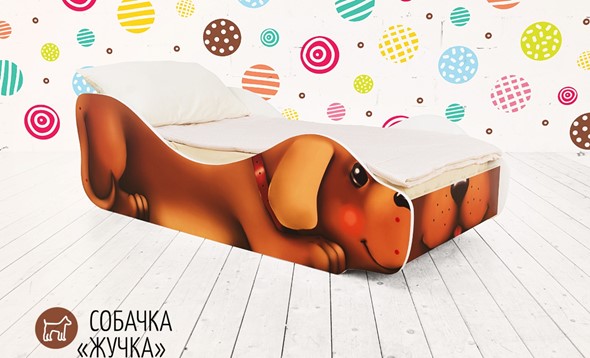 Кровать-зверенок Собачка-Жучка в Перми - изображение