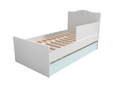 Кровать в детскую с ящиком и ограничителем НМ 041.07 «Лилу/Птички» в Кунгуре