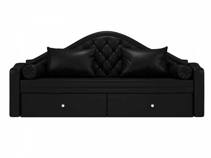 Диван-кровать Сойер, Черный (Экокожа) в Перми - изображение 5