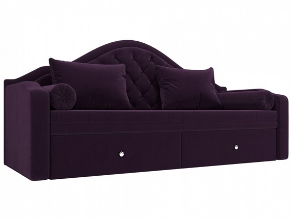 Диван-кровать Сойер, Фиолетовый (Велюр) в Перми - изображение