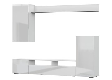 Набор мебели в гостиную МГС-4, белый/белый глянец в Чайковском