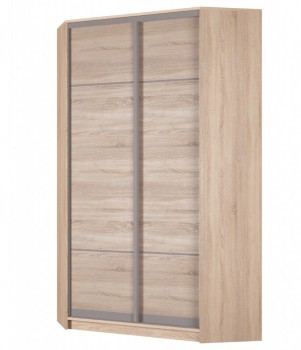 Угловой шкаф Аларти (YA-230х1250(602) (2) Вар. 4; двери D4+D4), без зеркала в Перми - изображение