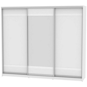Шкаф 3-створчатый Белла B-230х270х60-2 (792) (Двери D9+D10+D9), Белый в Перми