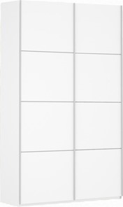 Шкаф 2-х створчатый Прайм (ДСП/ДСП) 1600x570x2300, белый снег в Кунгуре