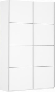 Шкаф 2-створчатый Прайм (ДСП/ДСП) 1200x570x2300, белый снег в Перми