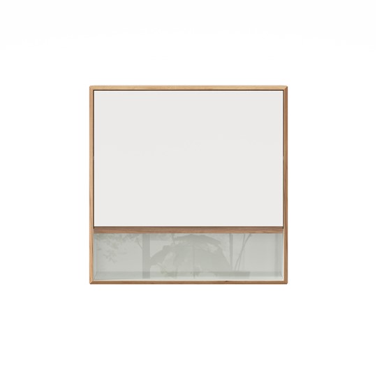 Шкаф настенный малый Лайн Белый ЛД 693.070 в Перми - изображение 1