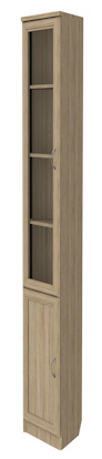 Шкаф распашной 209 левосторонний, цвет Дуб Сонома в Перми - изображение
