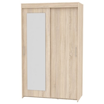 Шкаф 2-дверный Топ (T-1-230х120х60 (3)-М; Вар.3), с зеркалом в Перми - изображение