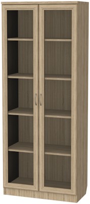 Шкаф 2-створчатый 218, цвет Дуб Сонома в Перми - изображение