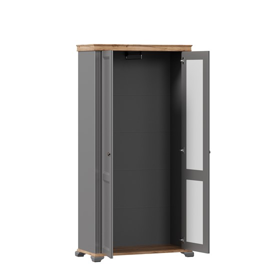 Шкаф в гостинную Амели (Оникс серый) ЛД 642.880 в Перми - изображение 2