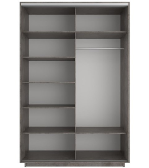 Шкаф 2-х створчатый Экспресс 1200x600x2200, Буквы/бетон в Перми - изображение 1