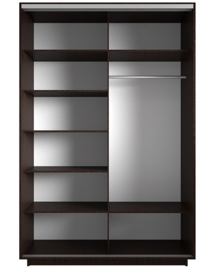 Шкаф 2-х дверный Экспресс 1400x600x2400, Джунгли темные/венге в Перми - изображение 1