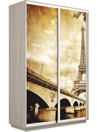 Шкаф 2-х створчатый Экспресс 1600x600x2400, Париж/шимо светлый в Перми - изображение