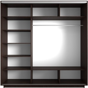 Шкаф 3-х створчатый Экспресс 2400х600х2400, Сакура/венге в Перми - предосмотр 1