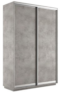 Шкаф 2-дверный Экспресс (ДСП) 1400х450х2200, бетон в Чайковском