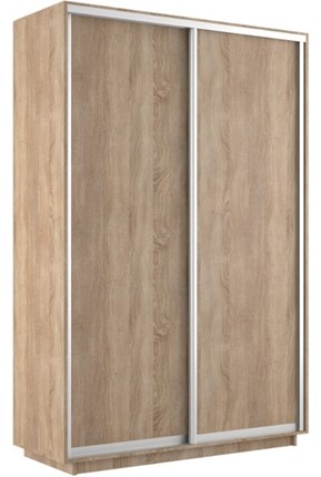 Шкаф 2-х дверный Экспресс (ДСП) 1400х600х2200, дуб сонома в Перми - изображение