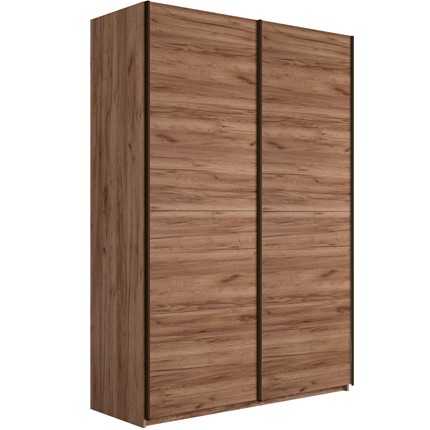 Шкаф 2-х дверный Прайм (ДСП/ДСП) 1200x570x2300, Крафт табачный в Перми - изображение